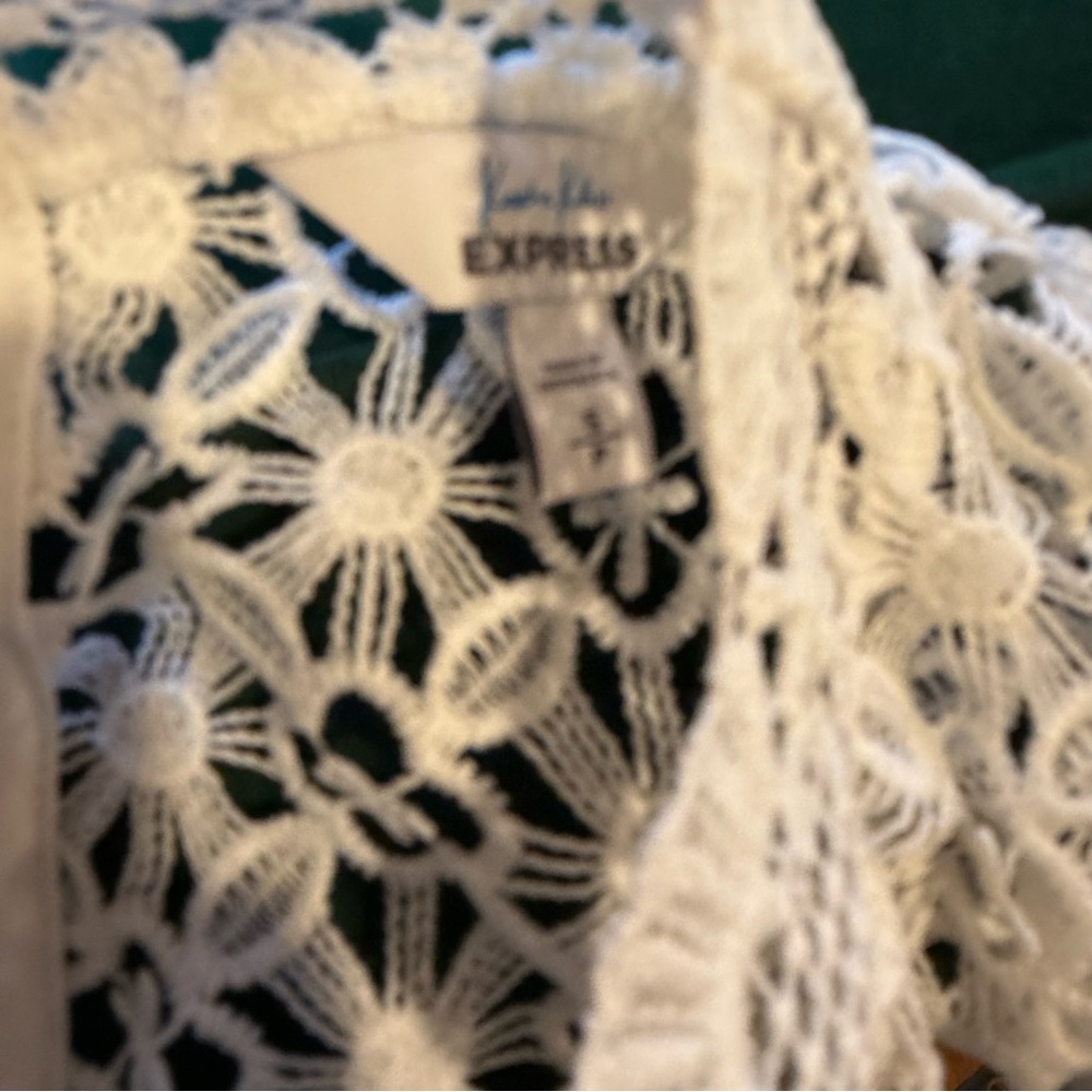 Express White Lace Top-Shell Only - Picture 8 of 15